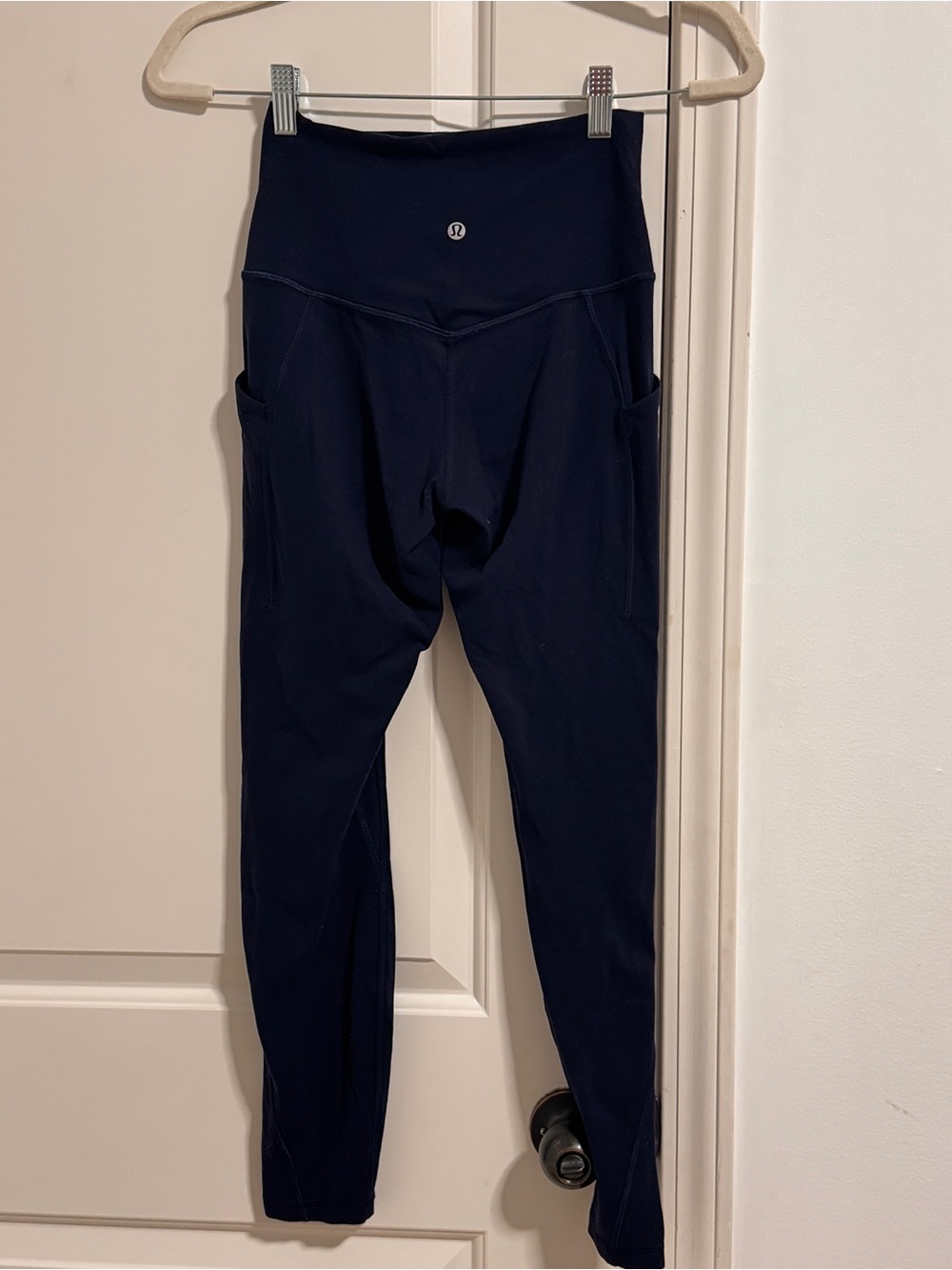 lululemon athletica Deep Navy High-Rise Leggings with Side Pockets